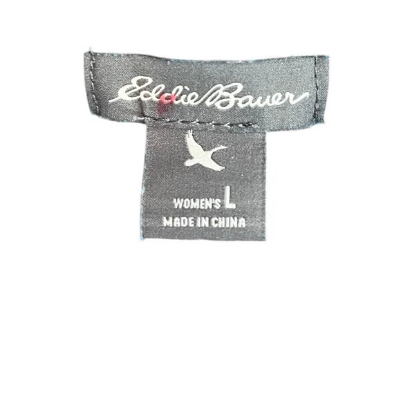 Eddie Bauer Quarter Zip Pullover Womens Size Large Teal - Picture 4 of 7